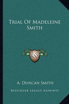 portada trial of madeleine smith (in English)