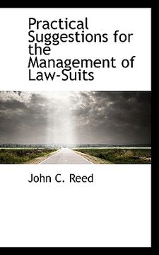 portada practical suggestions for the management of law-suits (en Inglés)