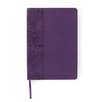 portada CSB Super Giant Print Reference Bible, Purple Leathertouch, Value Edition (en Inglés)