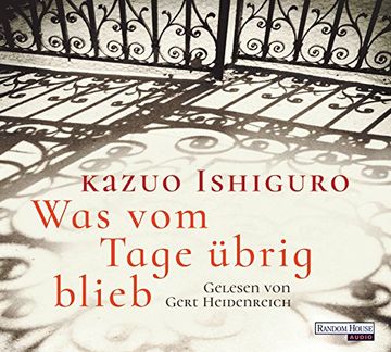 portada Was vom Tage Übrig Blieb (in German)