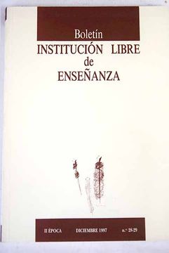 portada Boletín de la Institución Libre de Enseñanza, Números 28-29, Diciembre 1997