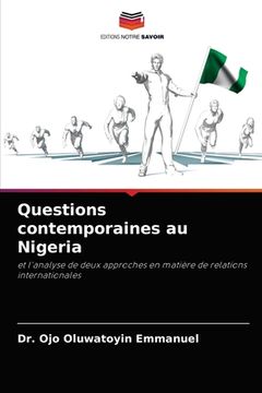portada Questions contemporaines au Nigeria (en Francés)