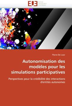 portada Autonomisation Des Modeles Pour Les Simulations Participatives