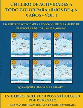 portada Los Mejores Libros Para Infantil (un Libro de Actividades a Todo Color Para Niños de 4 a 5 Años - Vol. 1): Este Libro Contiene 30 Fichas con Actividades a Todo Color Para Niños de 4 a 5 Años (in Spanish)