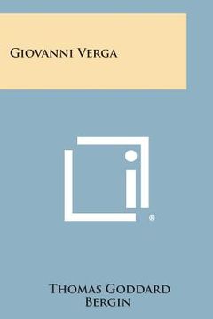 portada Giovanni Verga (en Inglés)