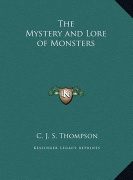 portada the mystery and lore of monsters (in English)