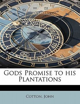 portada gods promise to his plantations (en Inglés)