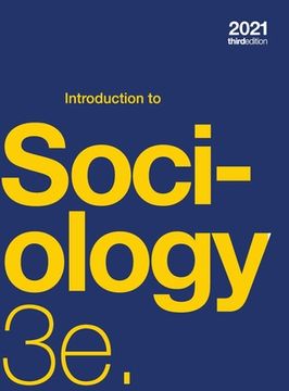 portada Introduction to Sociology 3e (hardcover, full color)