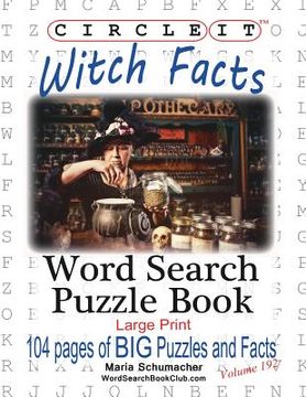 portada Circle It, Witch Facts, Word Search, Puzzle Book 