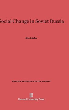 portada Social Change in Soviet Russia (Russian Research Center Studies) (en Inglés)