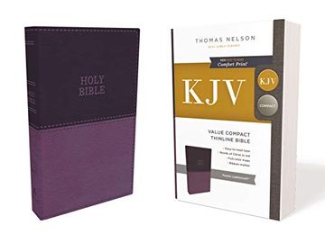 portada Kjv, Value Thinline Bible, Compact, Leathersoft, Purple, red Letter Edition, Comfort Print: Holy Bible, King James Version (en Inglés)