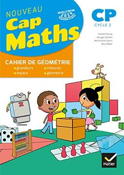 portada Cap Maths cp éd. 2019 - Cahier de Géométrie-Mesure (en Francés)