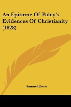 portada an epitome of paley's evidences of christianity (1828) (in English)
