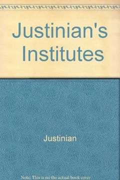 portada Justinian's "Institutes" (en Inglés)