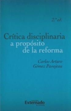 portada Crítica Disciplinaria a Propósito de la Reforma (2A. Edición)