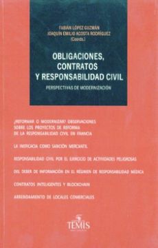 portada Obligaciones Contratos y Responsabilidad Civil