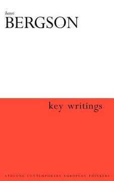 portada henri bergson: key writings