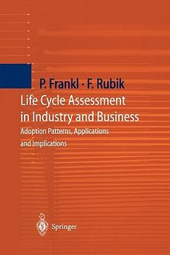 portada life cycle assessment in industry and business: adoption patterns, applications and implications