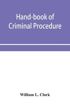 portada Hand-book of criminal procedure (en Inglés)