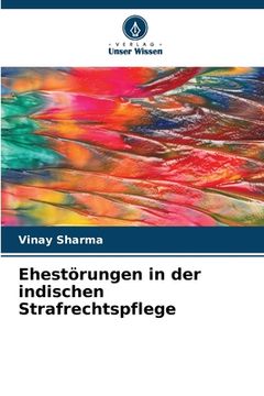 portada Ehestörungen in der indischen Strafrechtspflege (in German)