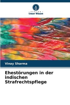 portada Ehestörungen in der indischen Strafrechtspflege (en Alemán)