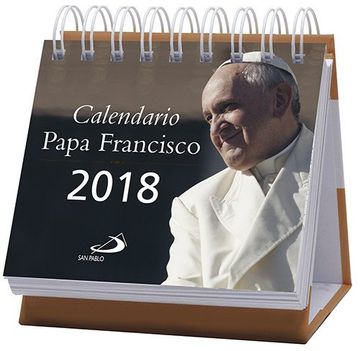 portada CALENDARIO 2018 PAPA FRANCISCO SOBREMESA