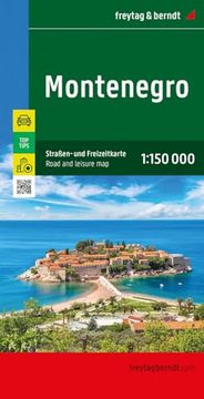 portada Montenegro, Straßen- und Freizeitkarte 1: 150. 000, Freytag & Berndt