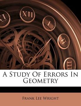 portada a study of errors in geometry (en Inglés)