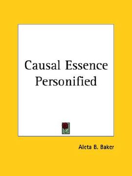 portada the causal essence personified: a short study of primitive (en Inglés)