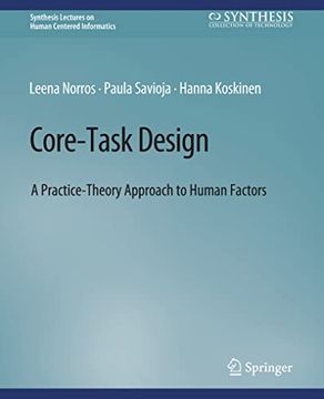 portada Core-Task Design: A Practice-Theory Approach to Human Factors (en Inglés)