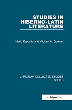 portada Studies in Hiberno-Latin Literature (Variorum Collected Studies) (en Inglés)