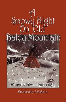 portada a snowy night on old baldy mountain (en Inglés)