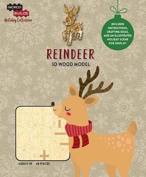 portada Incredibuilds Holiday Collection: Reindeer (in English)