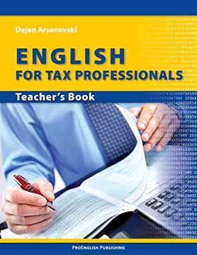 portada English for tax Professionals: Teacher'S Book (en Inglés)