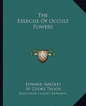 portada the exercise of occult powers (en Inglés)