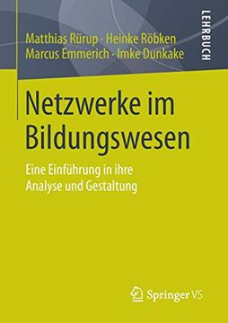 portada Netzwerke im Bildungswesen: Eine Einführung in Ihre Analyse und Gestaltung (in German)