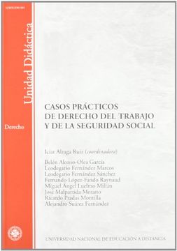 portada Casos prácticos de derecho del trabajo y de la seguridad social (UNIDAD DIDÁCTICA)