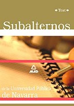 portada Subalternos de la universidad publica de navarra. Test