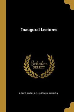 portada Inaugural Lectures (en Inglés)