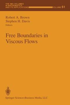portada Free Boundaries in Viscous Flows (in English)