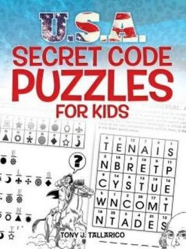 portada U.S.A. Secret Code Puzzles for Kids (Dover Children's Activity Books) (en Inglés)