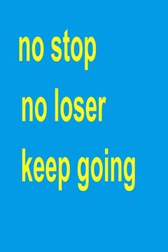 portada no stop no loser (en Inglés)