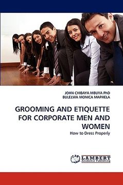 portada grooming and etiquette for corporate men and women (en Inglés)
