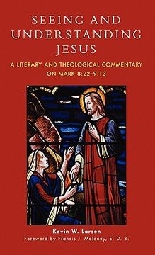 portada seeing and understanding jesus: a literary and theological commentary on mark 8:22-9:13 (en Inglés)