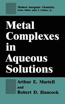 portada Metal Complexes in Aqueous Solutions (Modern Inorganic Chemistry) (en Inglés)