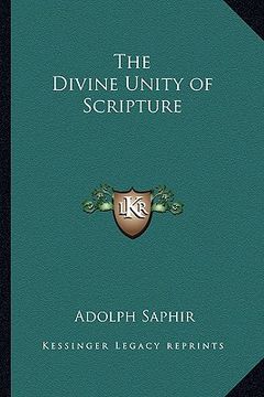 portada the divine unity of scripture
