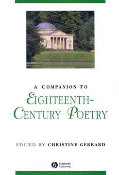 portada a companion to eighteenth-century poetry