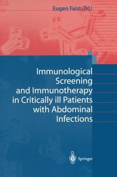 portada immunological screening and immunotherapy in critically ill patients with abdominal infections
