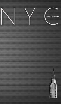 portada NYC chrysler building space grey $ir Michael designer blank journal limited edition: NYC chrysler building space grey $ir Michael designer (en Inglés)