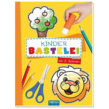 portada Trötsch Bastelbuch mit Bastelbögen Kinderbastelei ab 3 Jahren Bastelheft Beschäftigungsbuch (en Alemán)
